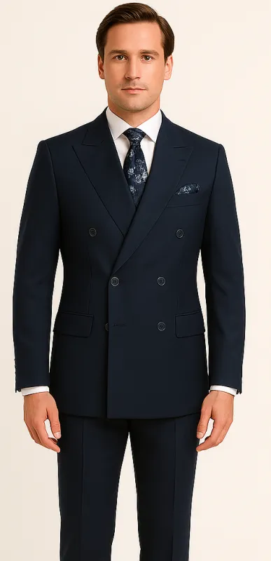 Rossiman Men's Blue Slim Fit Suit â€“ Modern Tailored Formalwear sold by Alberto Nardoni
