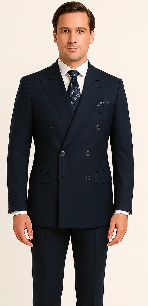 Rossiman Men's Blue Slim Fit Suit – Modern Tailored Formalwear sold by Alberto Nardoni