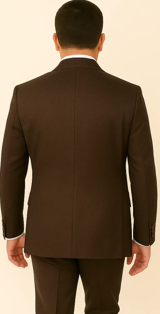 Rossi Man BOND RM1753 Slim Fit 3-Piece Suit – 1-Button Peak Lapel, Modern Formalwear for Men sold by Alberto Nardoni product image thumbnail 2