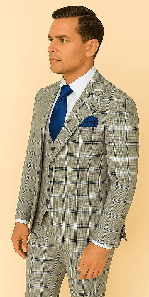 Rossi Man Tom RM1856 – Modern Fit 2-Piece Suit for Stylish Men sold by Alberto Nardoni product image thumbnail 4
