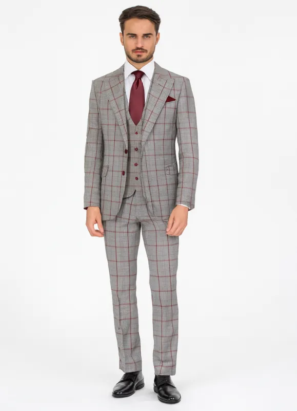 Rossi Man RM1854 Tom – Men's Slim Fit Suit for Men made by Alberto Nardoni