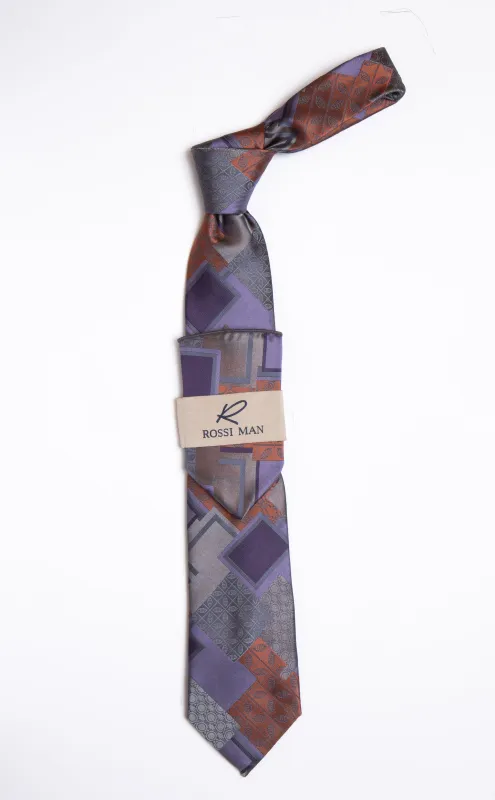 Rossi Man Tie and Pocket Round RMR460-5 made by Alberto Nardoni