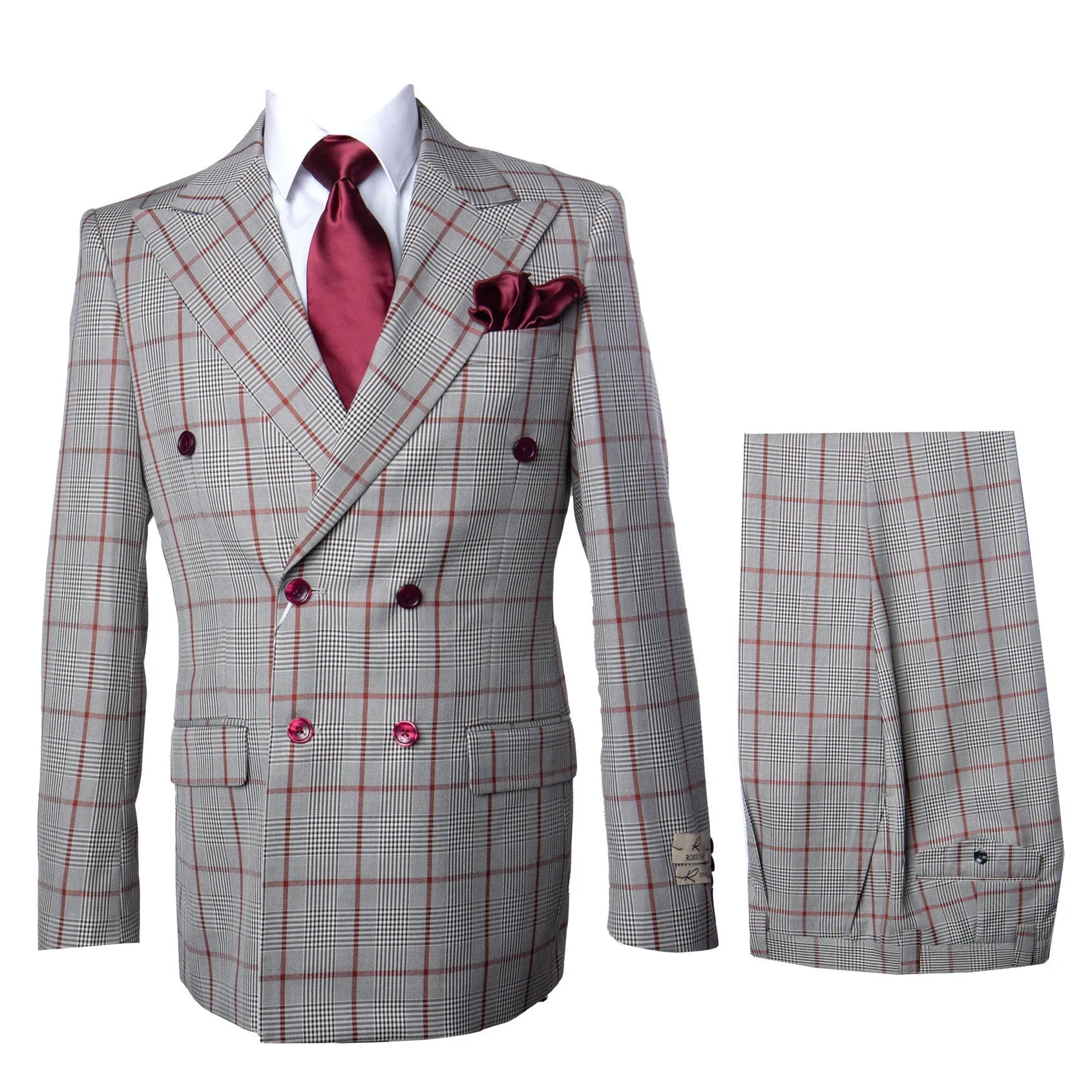 ROSSI MAN DOUBLE BREASTED SUIT ARTHUR RM2321 sold by Alberto Nardoni