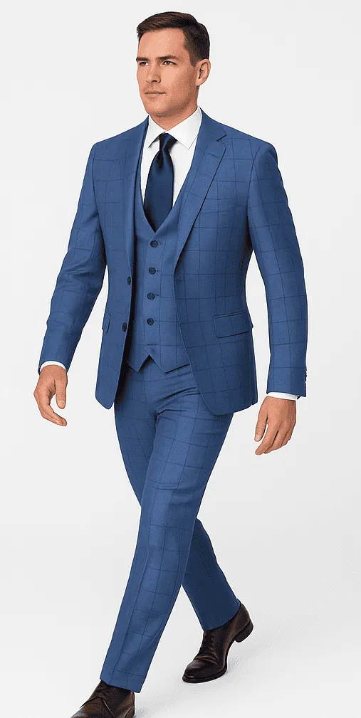 Rossi Man MAX RM1785 Slim Fit 3-Piece Suit – Stylish Formalwear for Men sold by Alberto Nardoni product image thumbnail 3