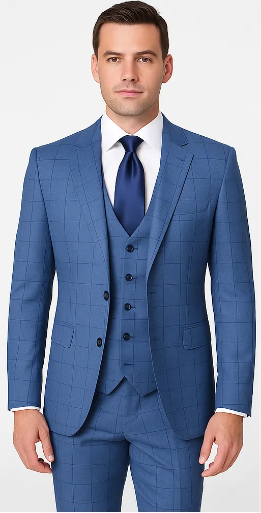 Rossi Man MAX RM1785 Slim Fit 3-Piece Suit – Stylish Formalwear for Men sold by Alberto Nardoni product image thumbnail 5