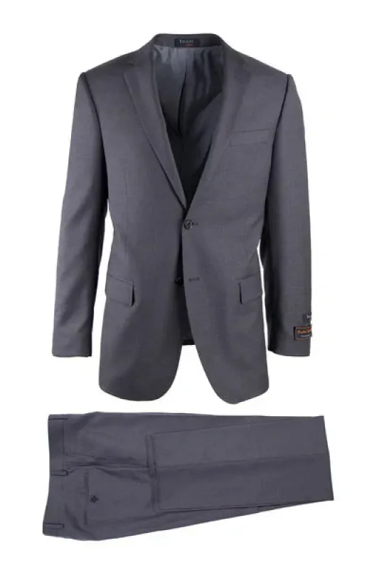 Novello Gray, Modern Fit, Pure Wool Suit by Tiglio Luxe TIG1008 sold by Alberto Nardoni