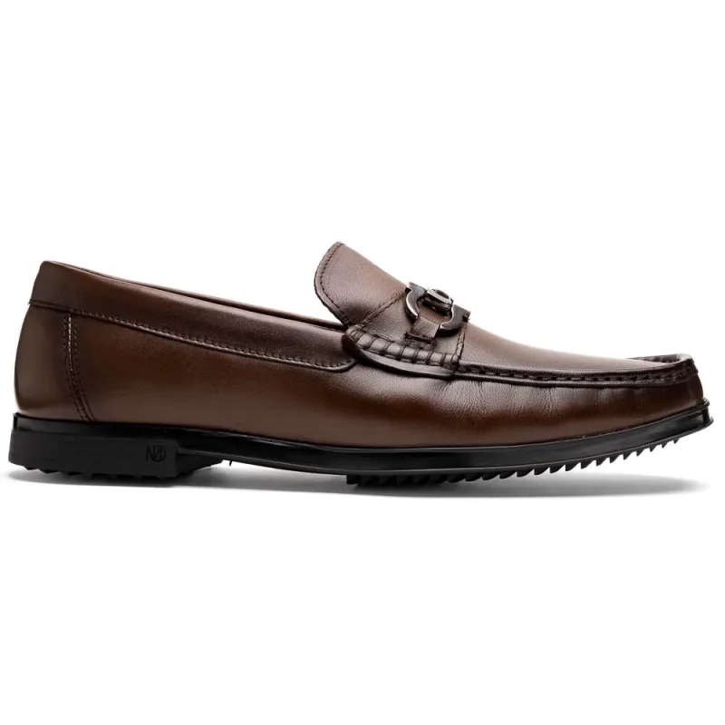 Marco Di Milano Atrani Brown Calf Bit Loafer sold by Alberto Nardoni