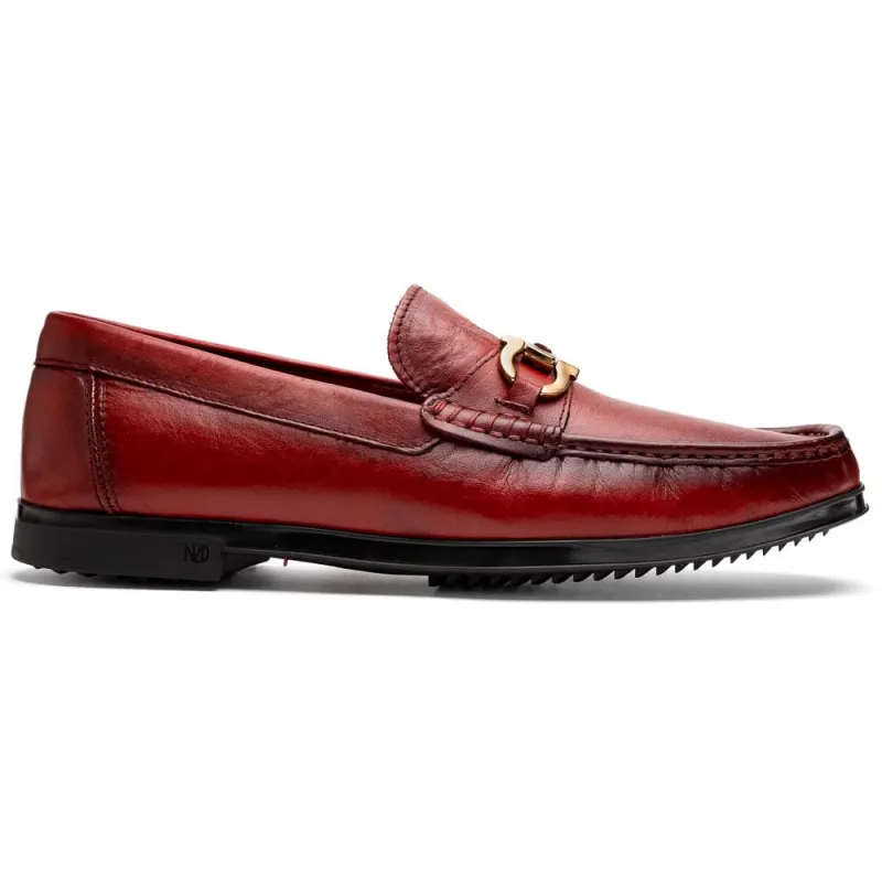 Marco Di Milano Atrani Red Calf Bit Loafer sold by Alberto Nardoni