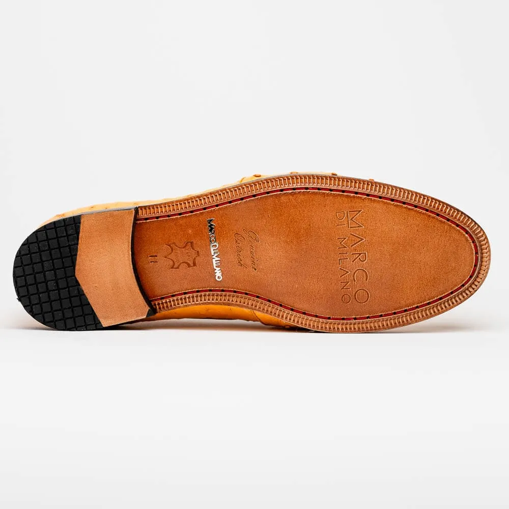 Marco Di Milano Aubiere Buttercup Ostrich Quill Tassel Loafers sold by Alberto Nardoni product image thumbnail 5