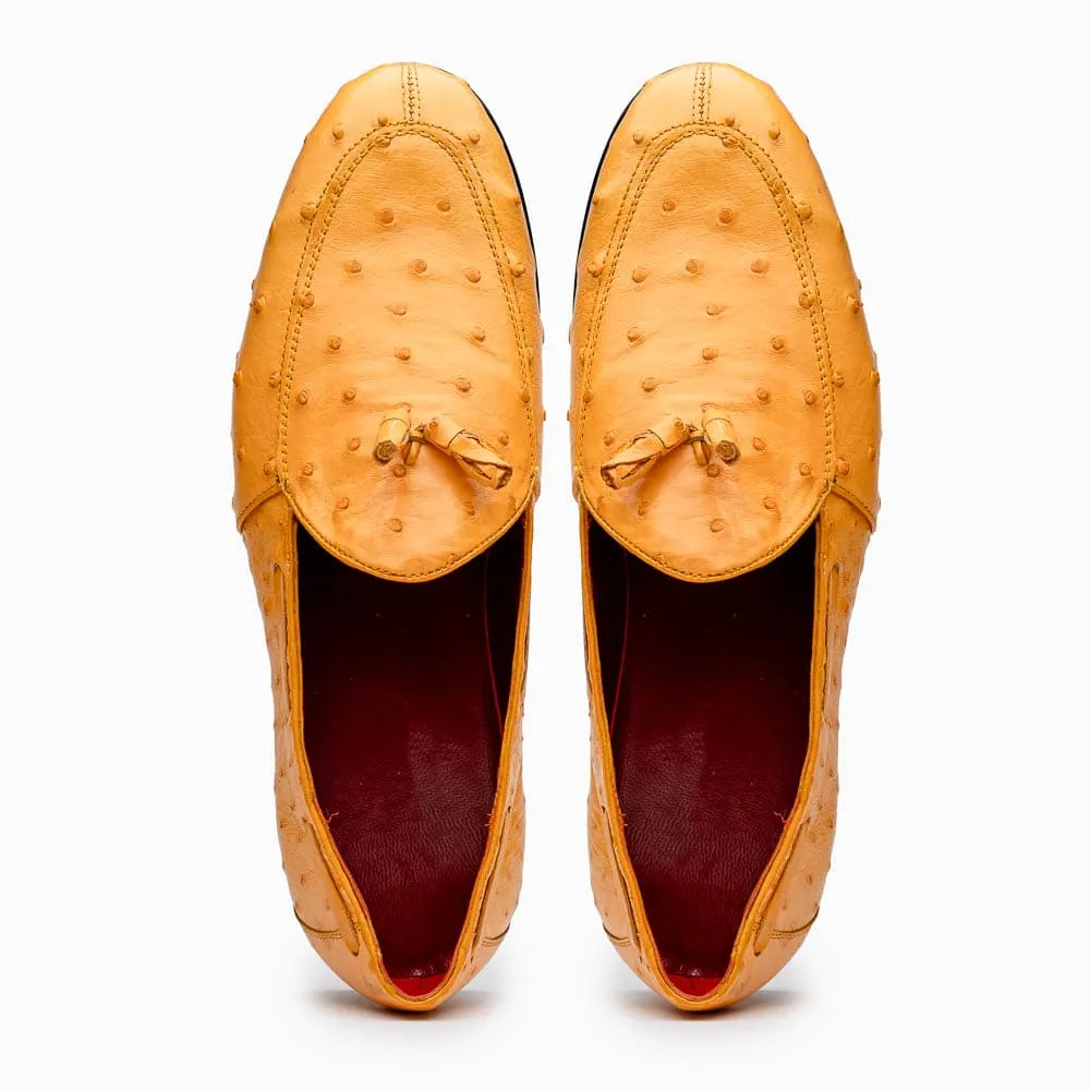 Marco Di Milano Aubiere Buttercup Ostrich Quill Tassel Loafers sold by Alberto Nardoni product image thumbnail 4