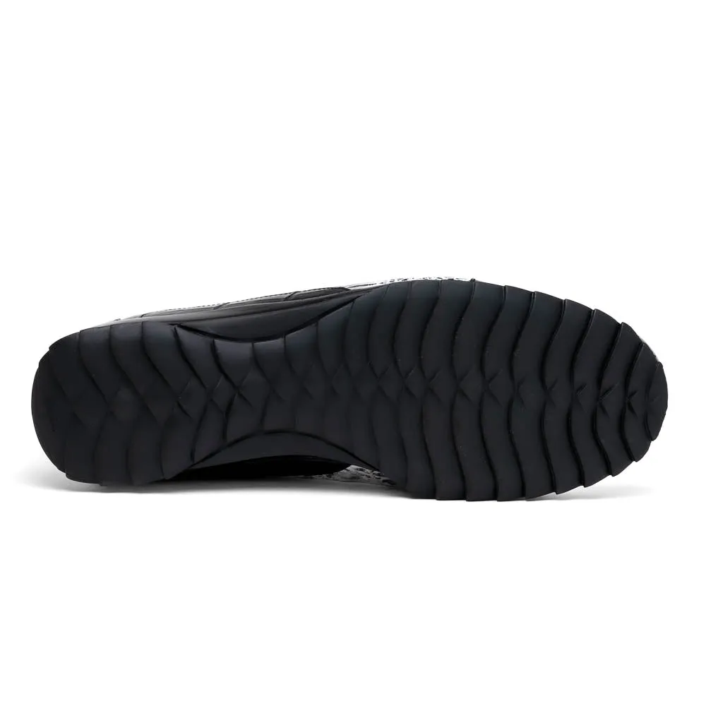 Marco Di Milano Cairo Black/White Alligator Sneakers sold by Alberto Nardoni product image thumbnail 5