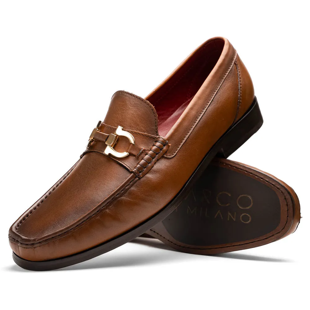Marco Di Milano Cassarano Honey Men's Calfskin Leather Loafers sold by Alberto Nardoni product image thumbnail 2
