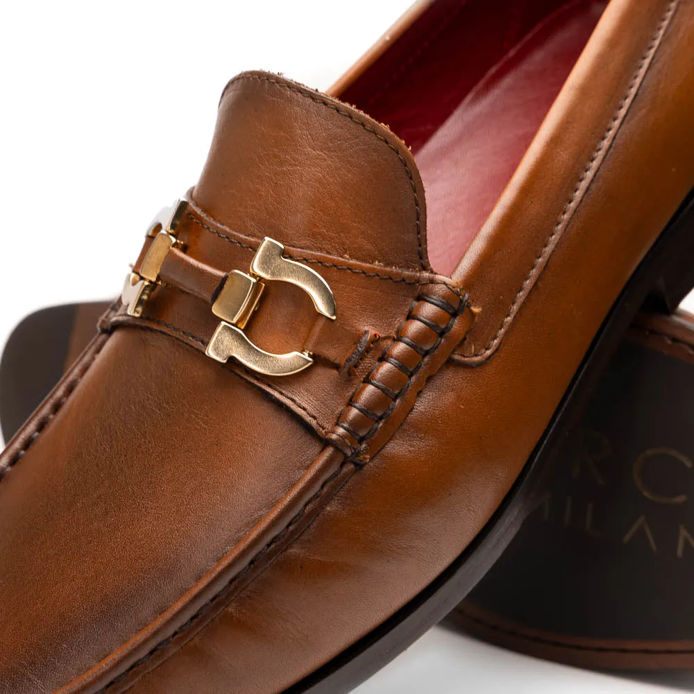 Marco Di Milano Cassarano Honey Men's Calfskin Leather Loafers sold by Alberto Nardoni product image thumbnail 3