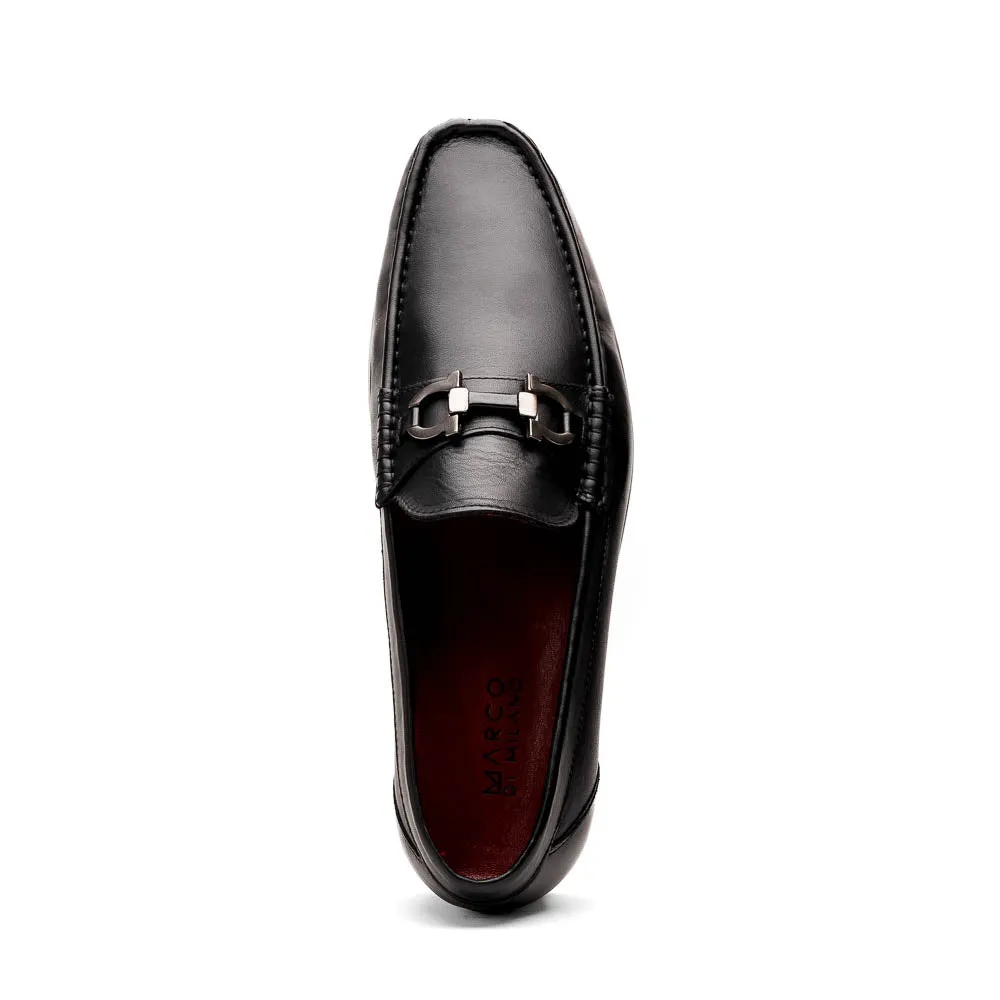 Marco Di Milano Cassarano Black Men's Calfskin Leather Loafers sold by Alberto Nardoni product image thumbnail 4