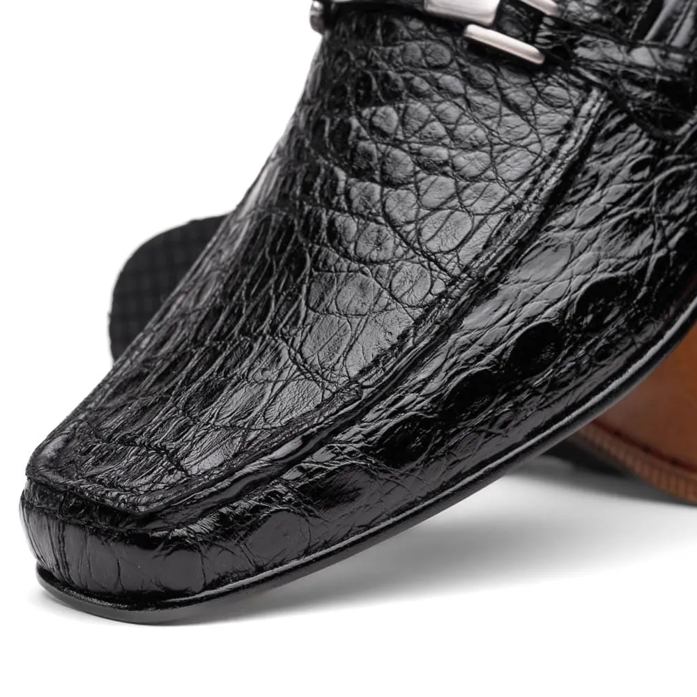 Marco Di Milano Fabro Black Caiman Bit Loafers sold by Alberto Nardoni product image thumbnail 4