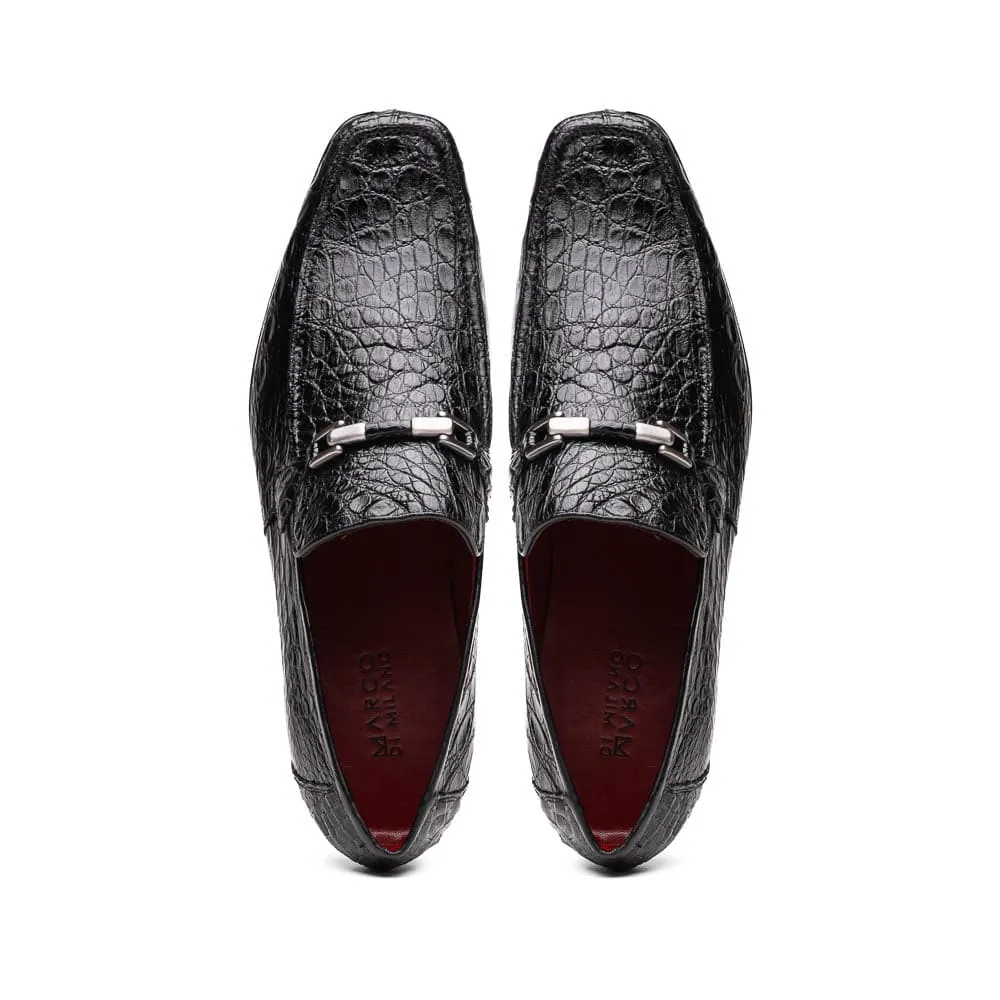 Marco Di Milano Fabro Black Caiman Bit Loafers sold by Alberto Nardoni product image thumbnail 5