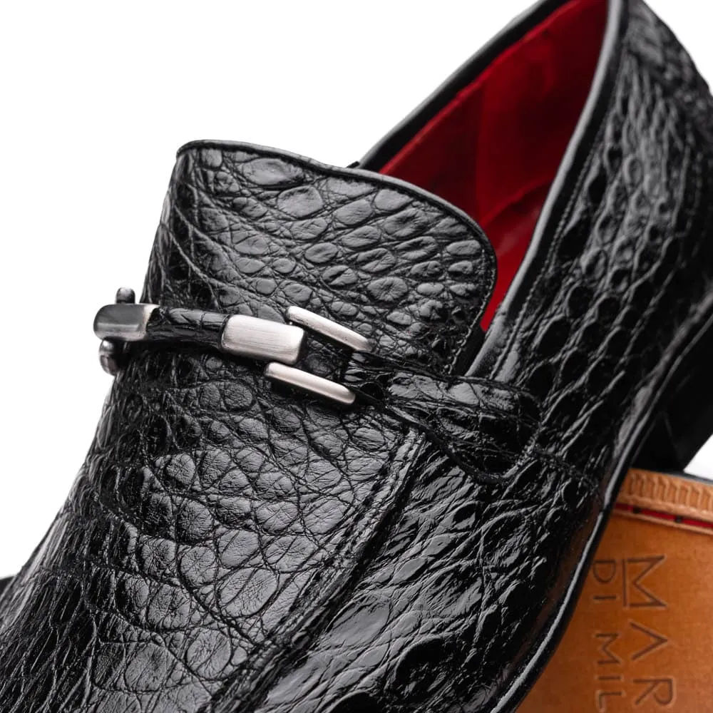 Marco Di Milano Fabro Black Caiman Bit Loafers sold by Alberto Nardoni product image thumbnail 3