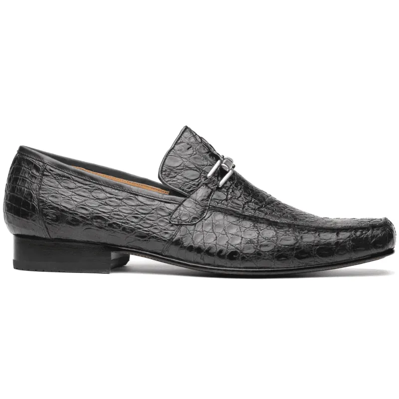 Marco Di Milano Fabro Gray Caiman Bit Loafers sold by Alberto Nardoni