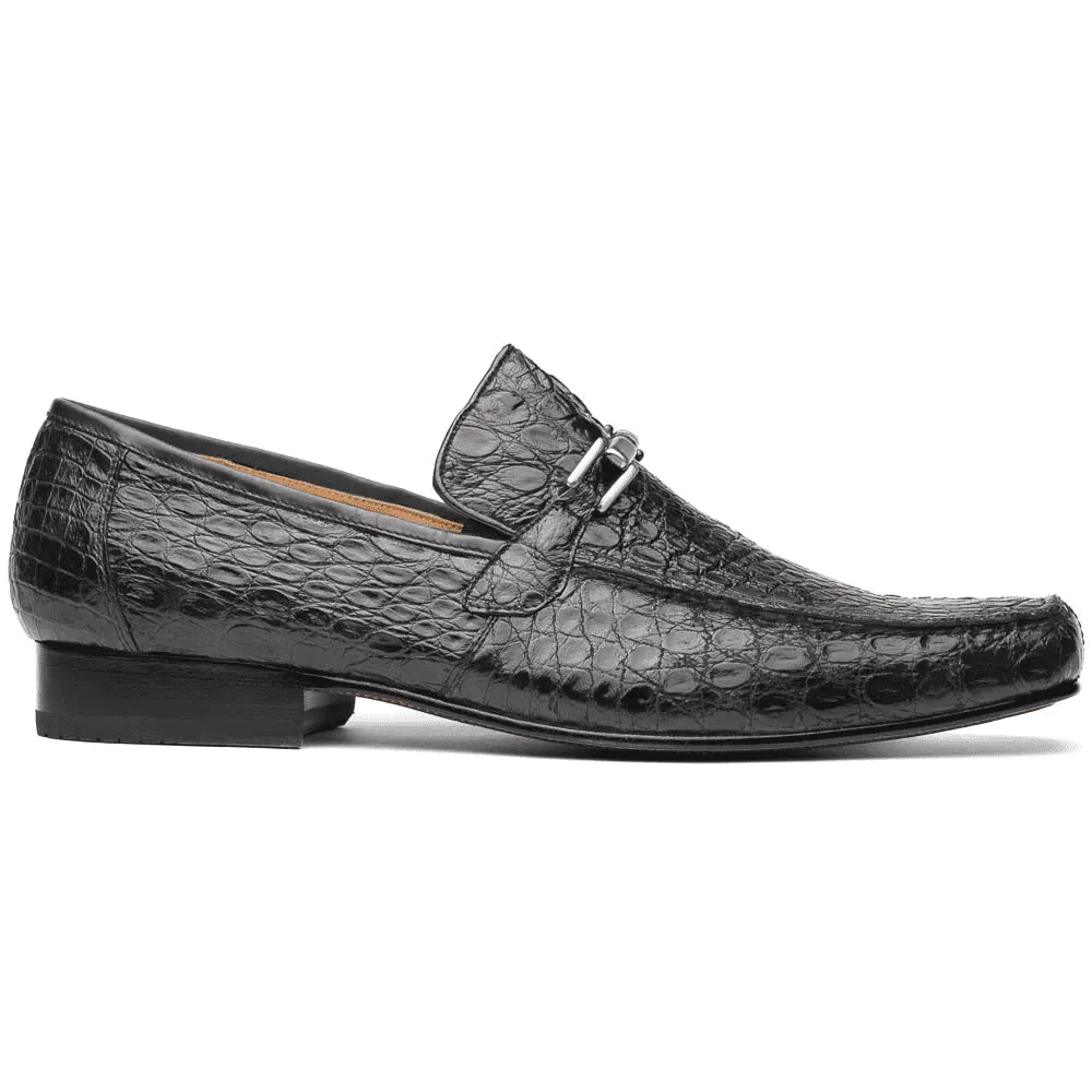 Marco Di Milano Fabro Gray Caiman Bit Loafers sold by Alberto Nardoni