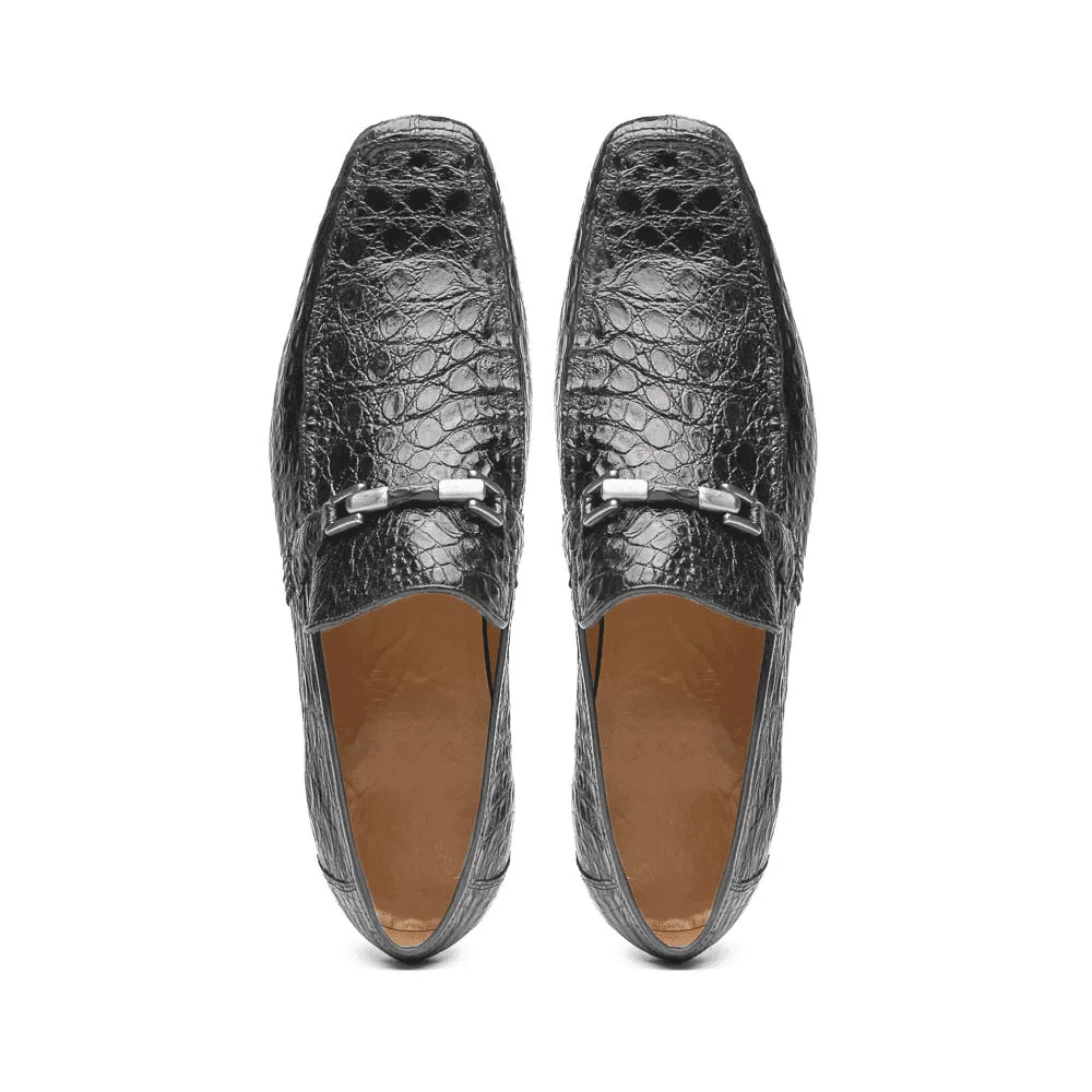 Marco Di Milano Fabro Gray Caiman Bit Loafers sold by Alberto Nardoni product image thumbnail 5