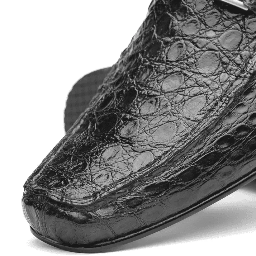 Marco Di Milano Fabro Gray Caiman Bit Loafers sold by Alberto Nardoni product image thumbnail 2