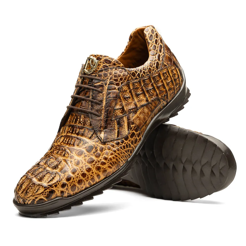 Marco Di Milano Kratos Men's Rustic Orix Shoes Exotic Caiman Crocodile Sneakers sold by Alberto Nardoni product image thumbnail 3