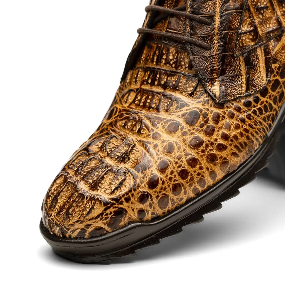 Marco Di Milano Kratos Men's Rustic Orix Shoes Exotic Caiman Crocodile Sneakers sold by Alberto Nardoni product image thumbnail 4