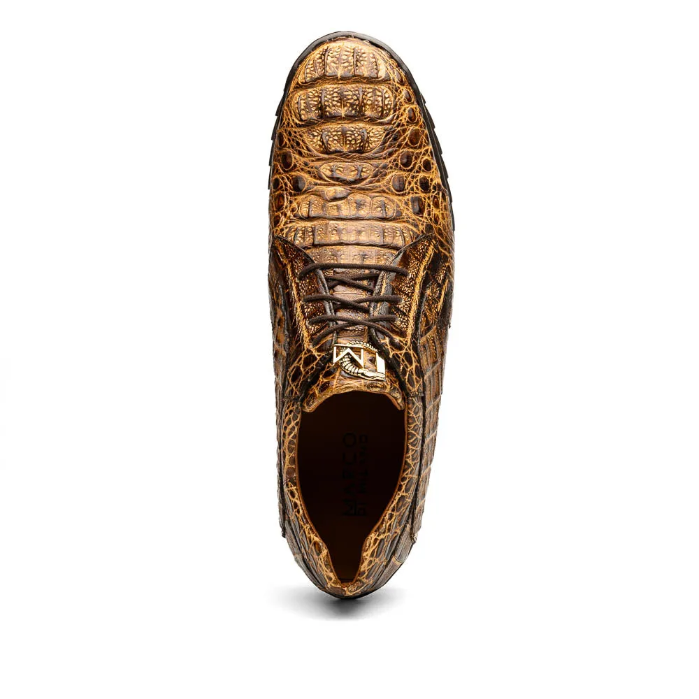 Marco Di Milano Kratos Men's Rustic Orix Shoes Exotic Caiman Crocodile Sneakers sold by Alberto Nardoni product image thumbnail 2