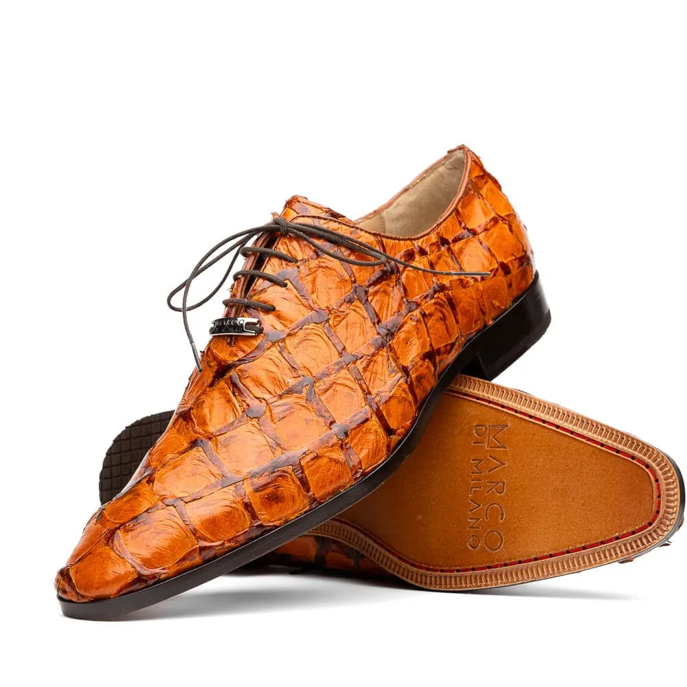 Marco Di Milano Olivieri Brandy Pirarucu Dress Shoe Oxfords sold by Alberto Nardoni product image thumbnail 2