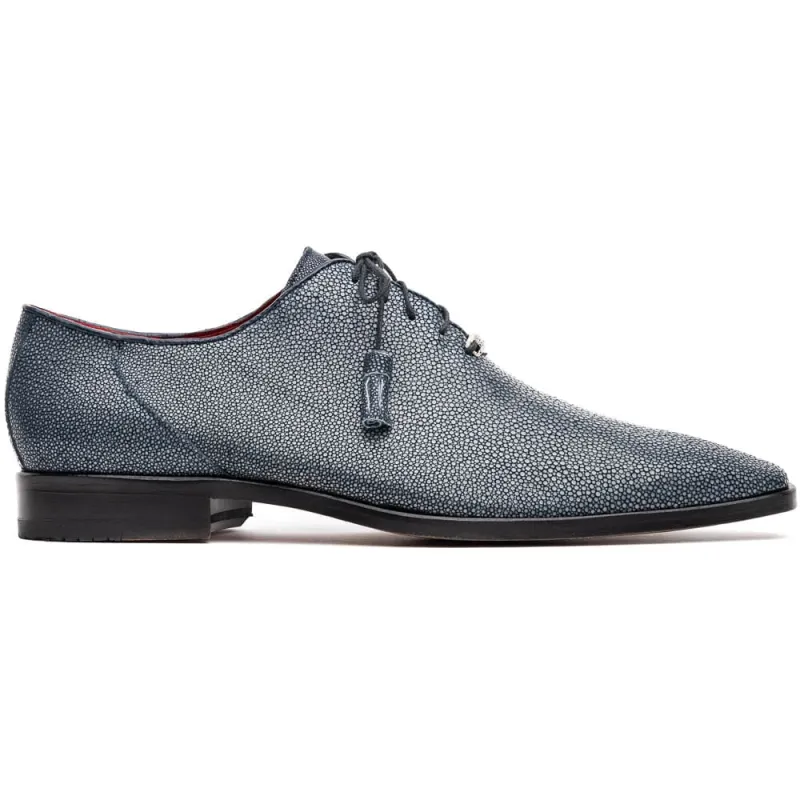 Marco Di Milano Pannuci Navy Stingray Dress Oxfords sold by Alberto Nardoni