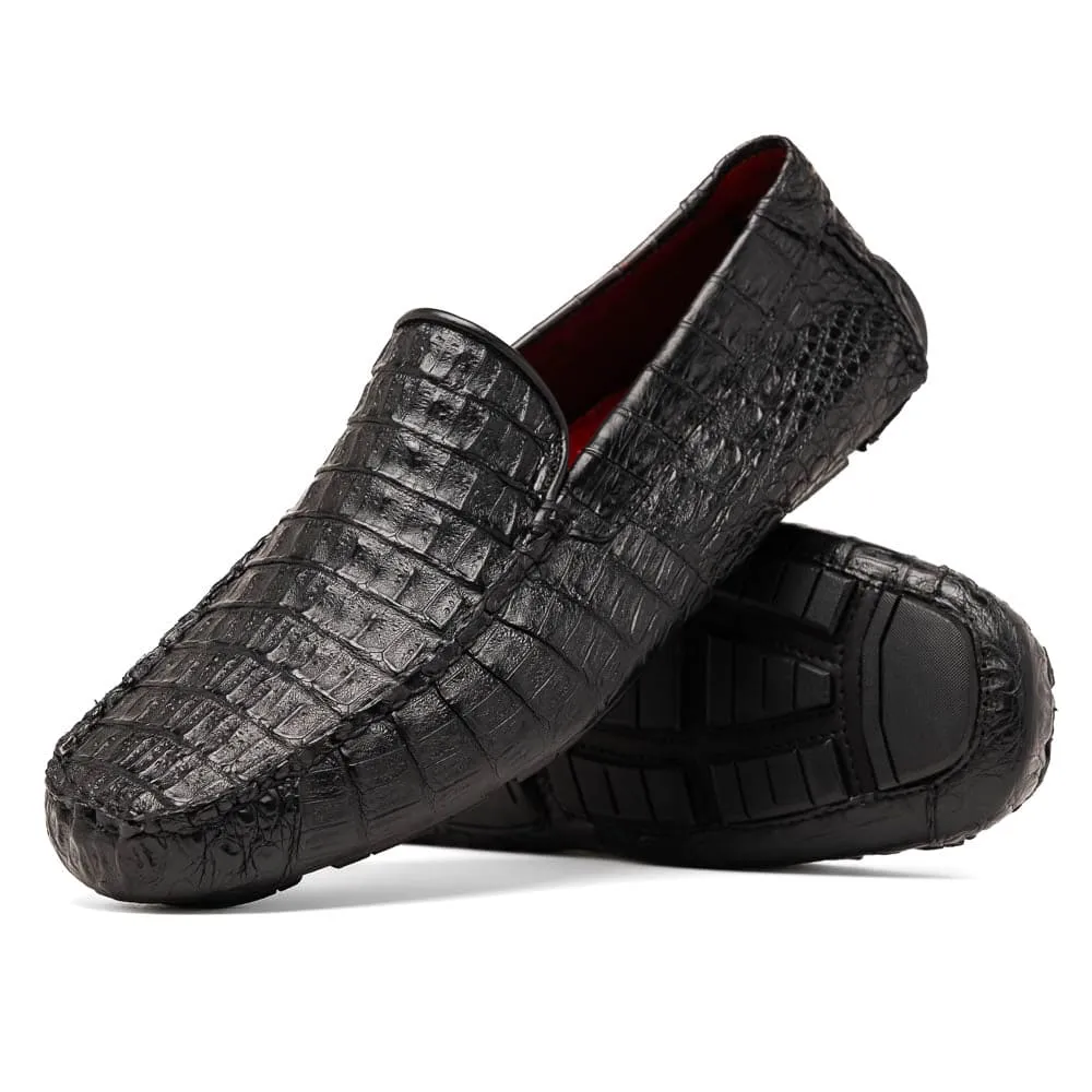 Marco Di Milano Remo Black Caiman Crocodile Driving Shoes sold by Alberto Nardoni product image thumbnail 3