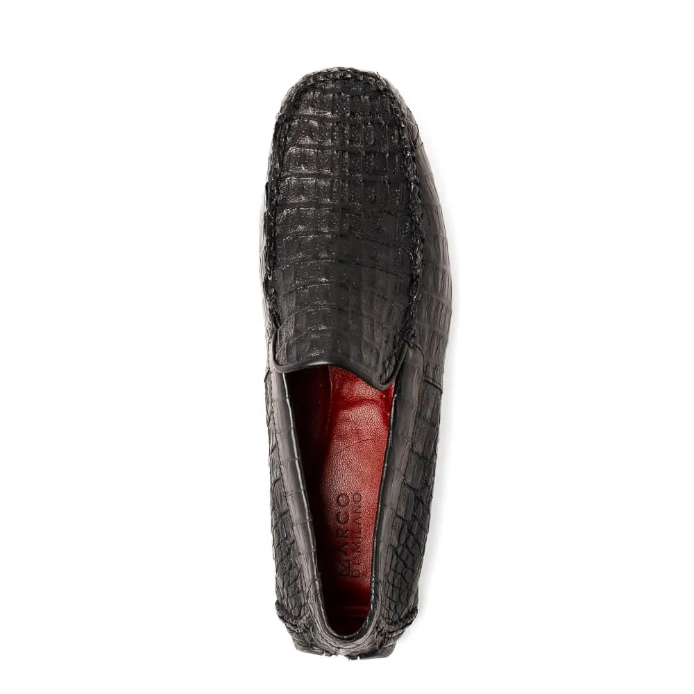 Marco Di Milano Remo Black Caiman Crocodile Driving Shoes sold by Alberto Nardoni product image thumbnail 2