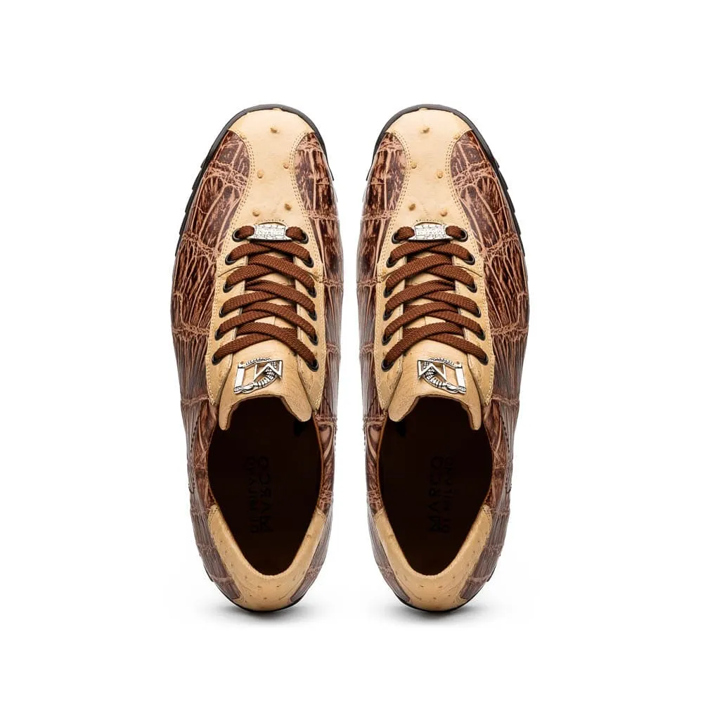 Marco Di Milano Saulo Orix Exotic Ostrich and Alligator Casual Sneakers sold by Alberto Nardoni product image thumbnail 5