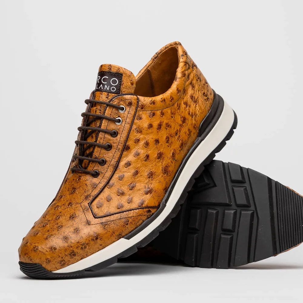 Marco Di Milano Scanno Paja Ostrich Quill Sneakers sold by Alberto Nardoni product image thumbnail 3