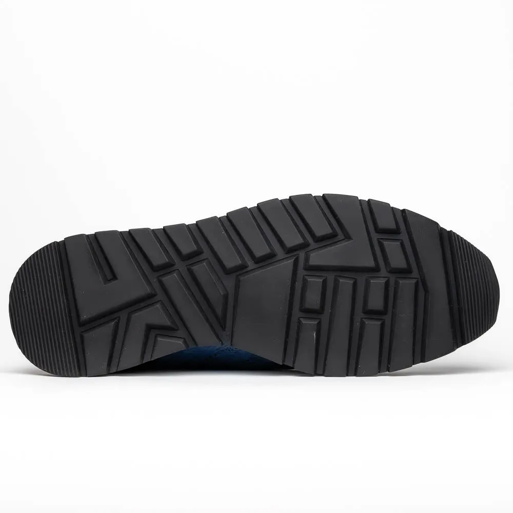 Marco Di Milano Scanno Antique Navy Ostrich Quill Sneakers sold by Alberto Nardoni product image thumbnail 5