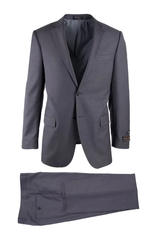 Novello Gray, Modern Fit, Pure Wool Suit by Tiglio Luxe TIG1008 sold by Alberto Nardoni