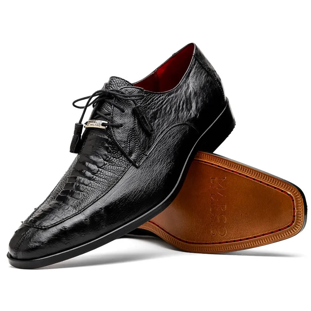 Marco Di Milano Andretti Black Ostrich Leg Shoes sold by Alberto Nardoni product image thumbnail 2