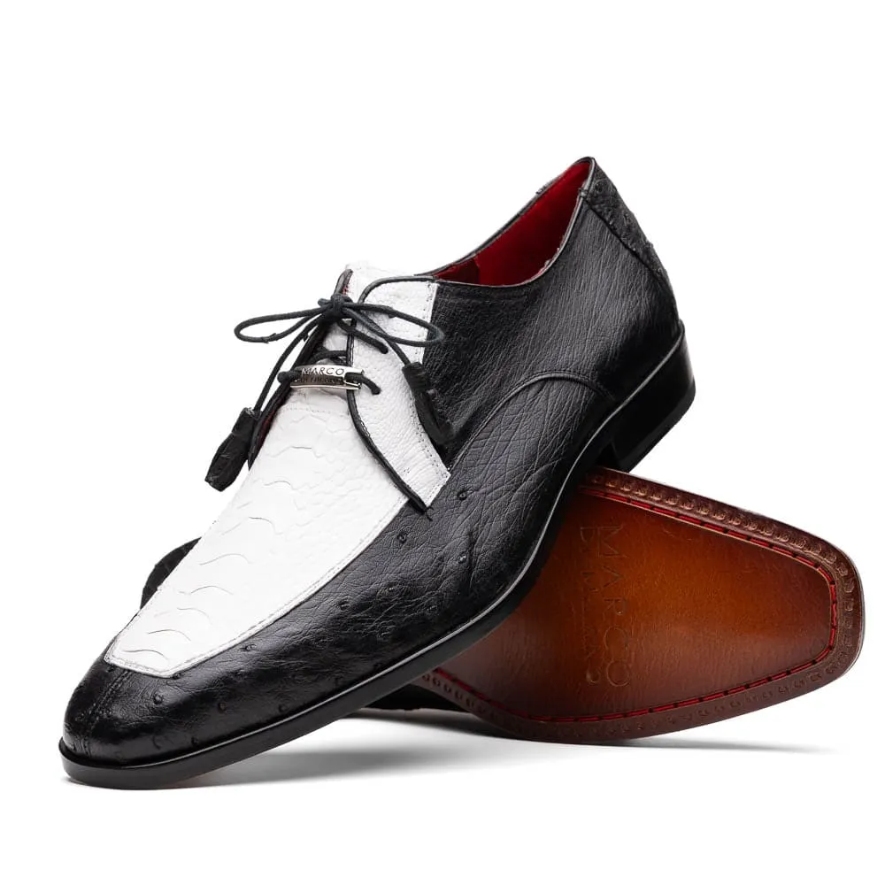 Marco Di Milano Andretti Black/White Ostrich Leg Shoes sold by Alberto Nardoni product image thumbnail 2