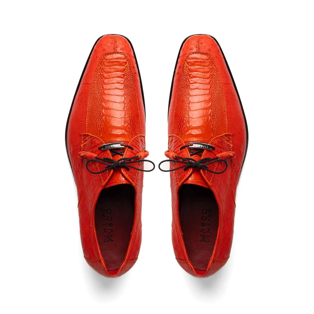 Marco Di Milano Andretti Orange Ostrich Leg Shoes sold by Alberto Nardoni product image thumbnail 4