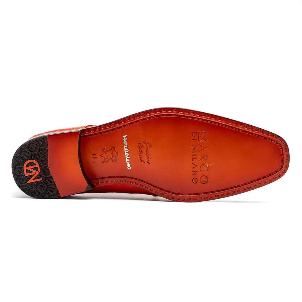 Marco Di Milano Andretti Orange Ostrich Leg Shoes sold by Alberto Nardoni product image thumbnail 5