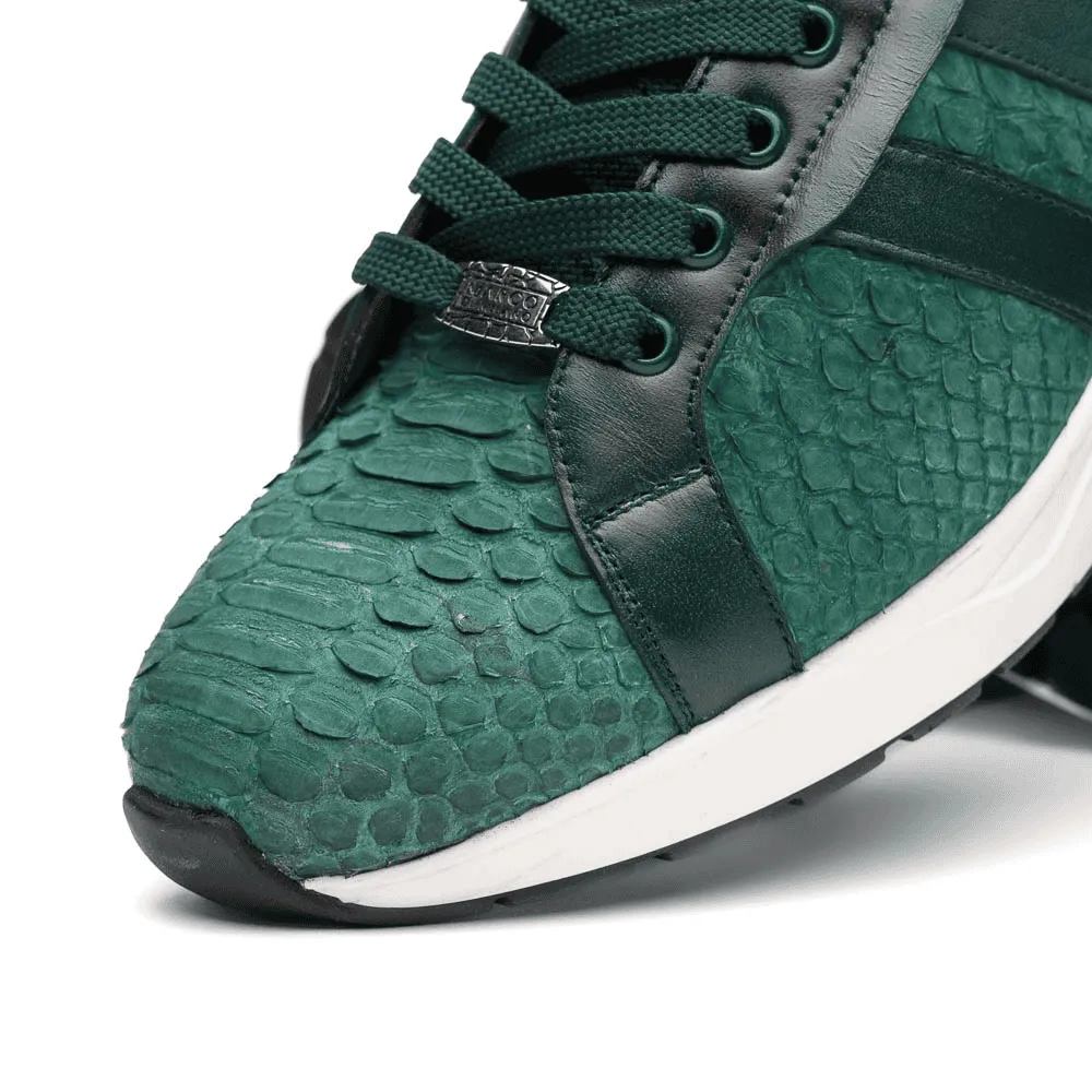 Marco Di Milano Verona Green Python & Calfskin Sneakers sold by Alberto Nardoni product image thumbnail 4