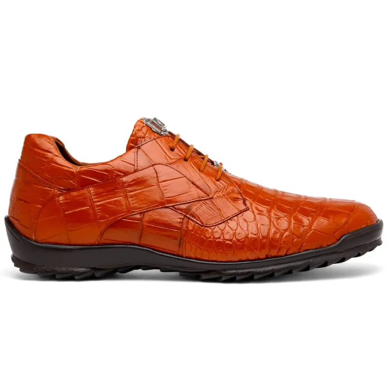Marco Di Milano Vulcan Honey Alligator Sneakers sold by Alberto Nardoni