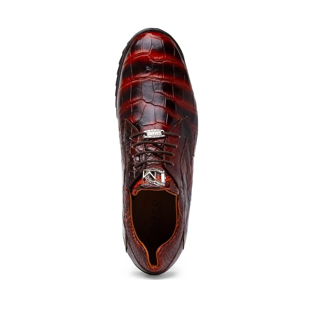 Marco Di Milano Vulcan Rustic Cognac Alligator Sneakers sold by Alberto Nardoni product image thumbnail 4