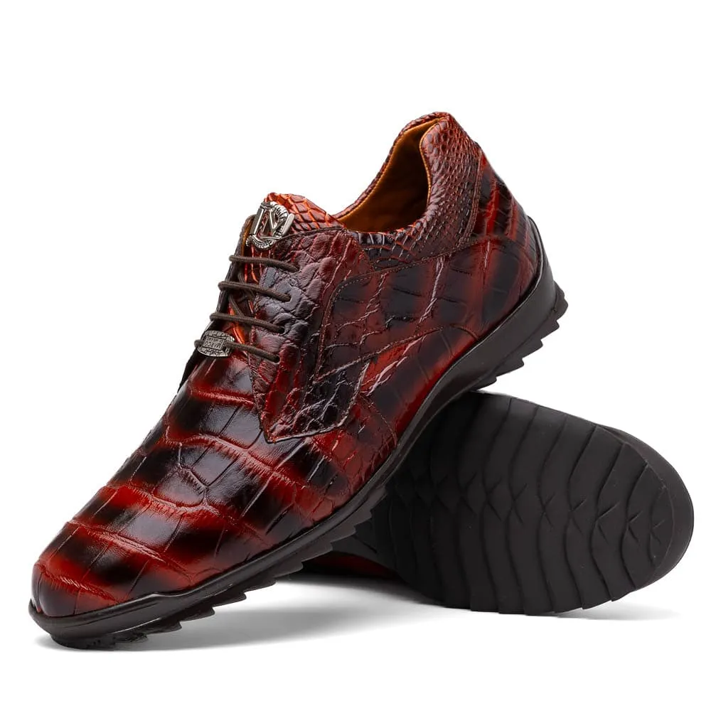 Marco Di Milano Vulcan Rustic Cognac Alligator Sneakers sold by Alberto Nardoni product image thumbnail 2