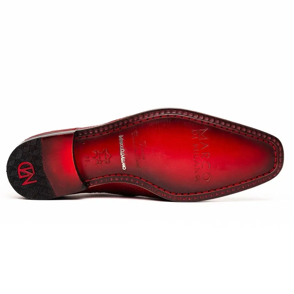 Marco Di Milano Merida Red Oxfords Lizard & Caiman Crocodile Shoes sold by Alberto Nardoni product image thumbnail 3