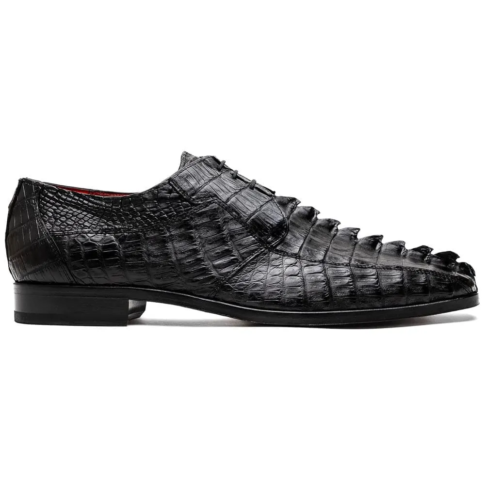 Marco Di Milano Cancun Black Caiman Crocodile Derby sold by Alberto Nardoni