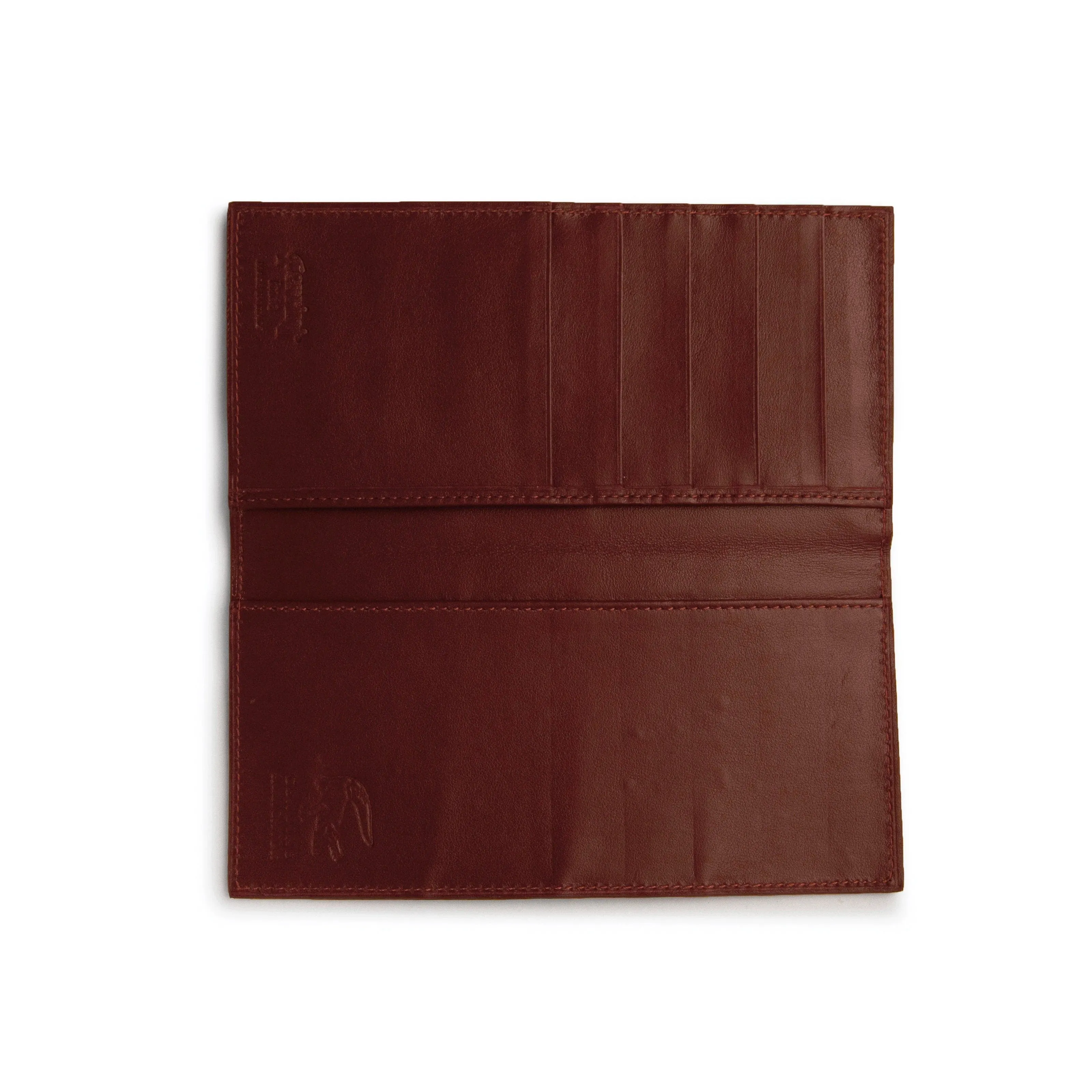 Alligator Checkbook Holder in Cognac sold by Alberto Nardoni product image thumbnail 2