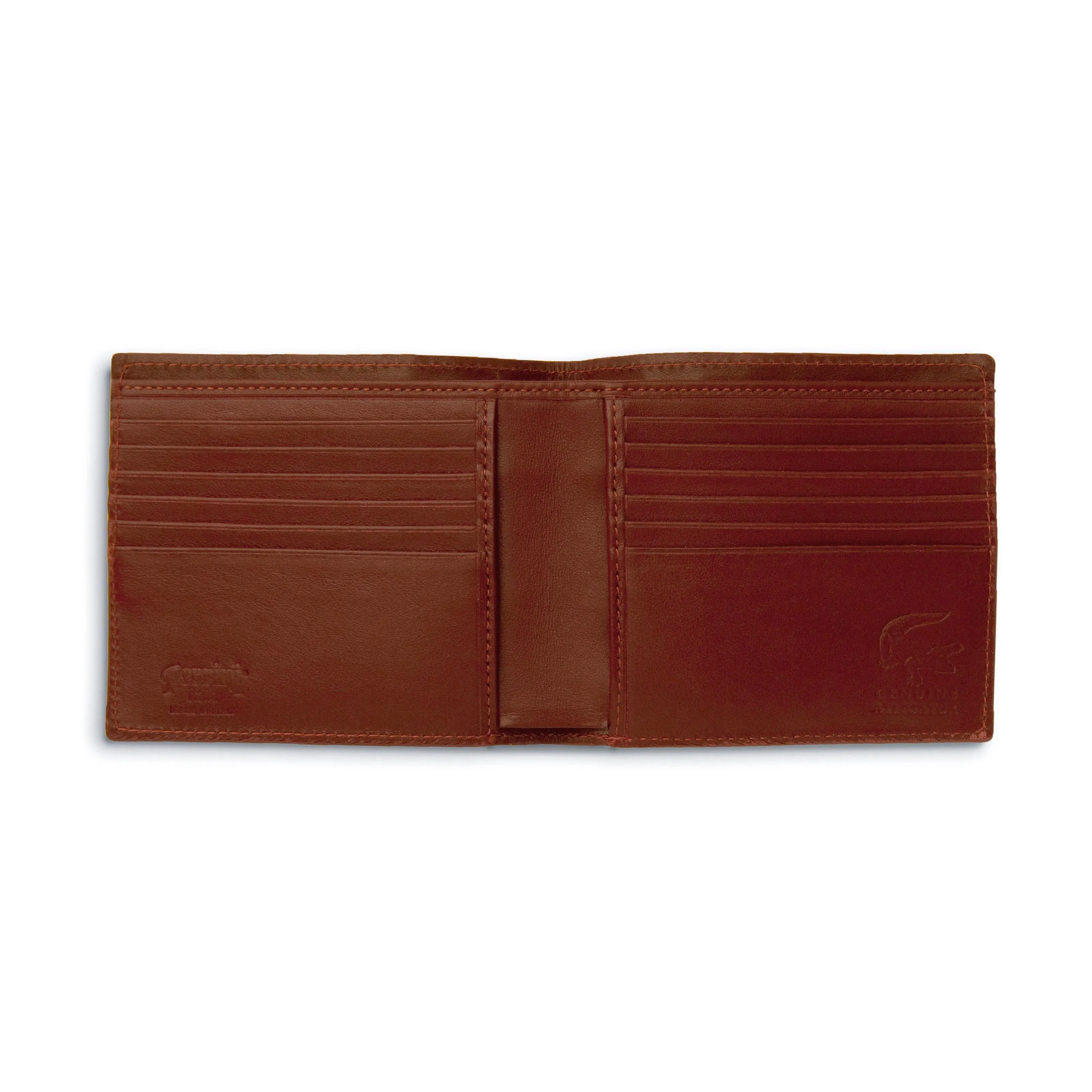 Mens Alligator Hipster Wallet in Cognac sold by Alberto Nardoni product image thumbnail 2