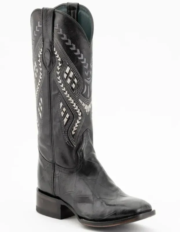 Ferrini Jesse Men's Print Alligator Boots Handcrafted Black 4359304 sold by Alberto Nardoni