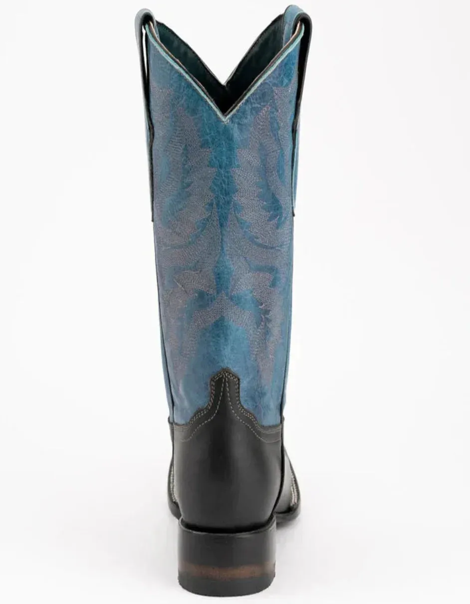 Ferrini Men's Gunner Leather Boots Handcrafted - Black sold by Alberto Nardoni product image thumbnail 4